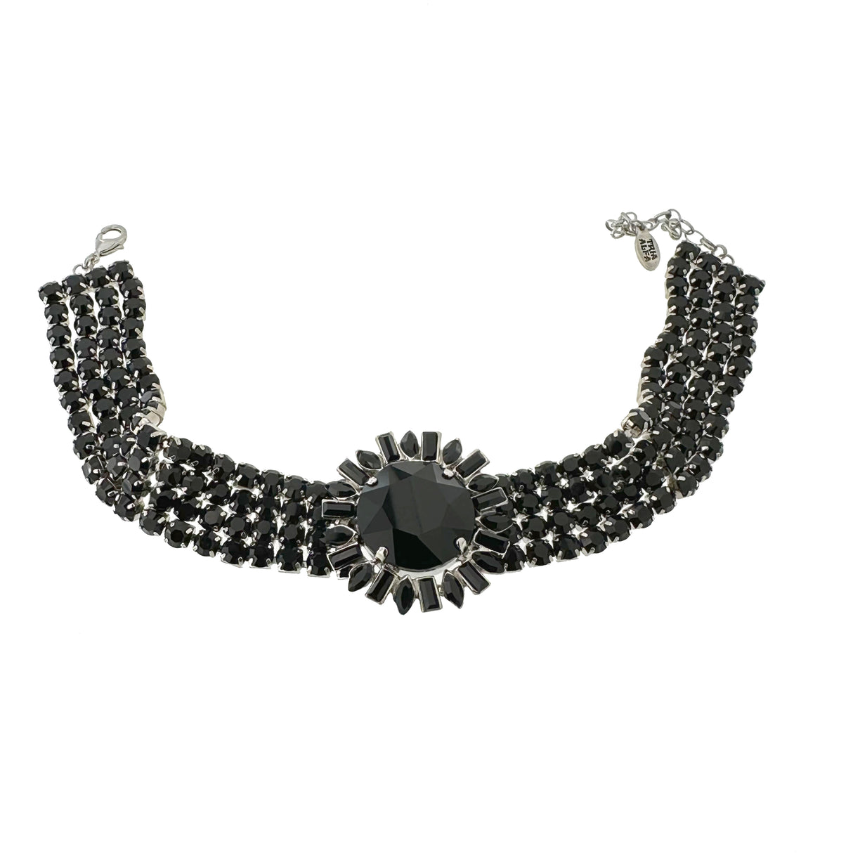 Colier tip choker cu cristale Agnes
