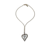 Colier inima cristal Heart Drop