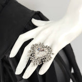 Inel inima cristal Radiant Heart