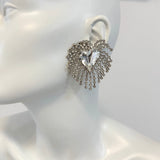 Cercei inima cristal Radiant Heart