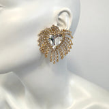 Cercei inima cristal Radiant Heart