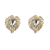 Cercei inima cristal Radiant Heart