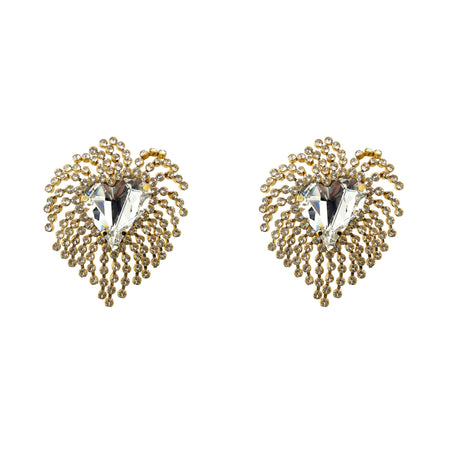 Cercei inima cristal Radiant Heart