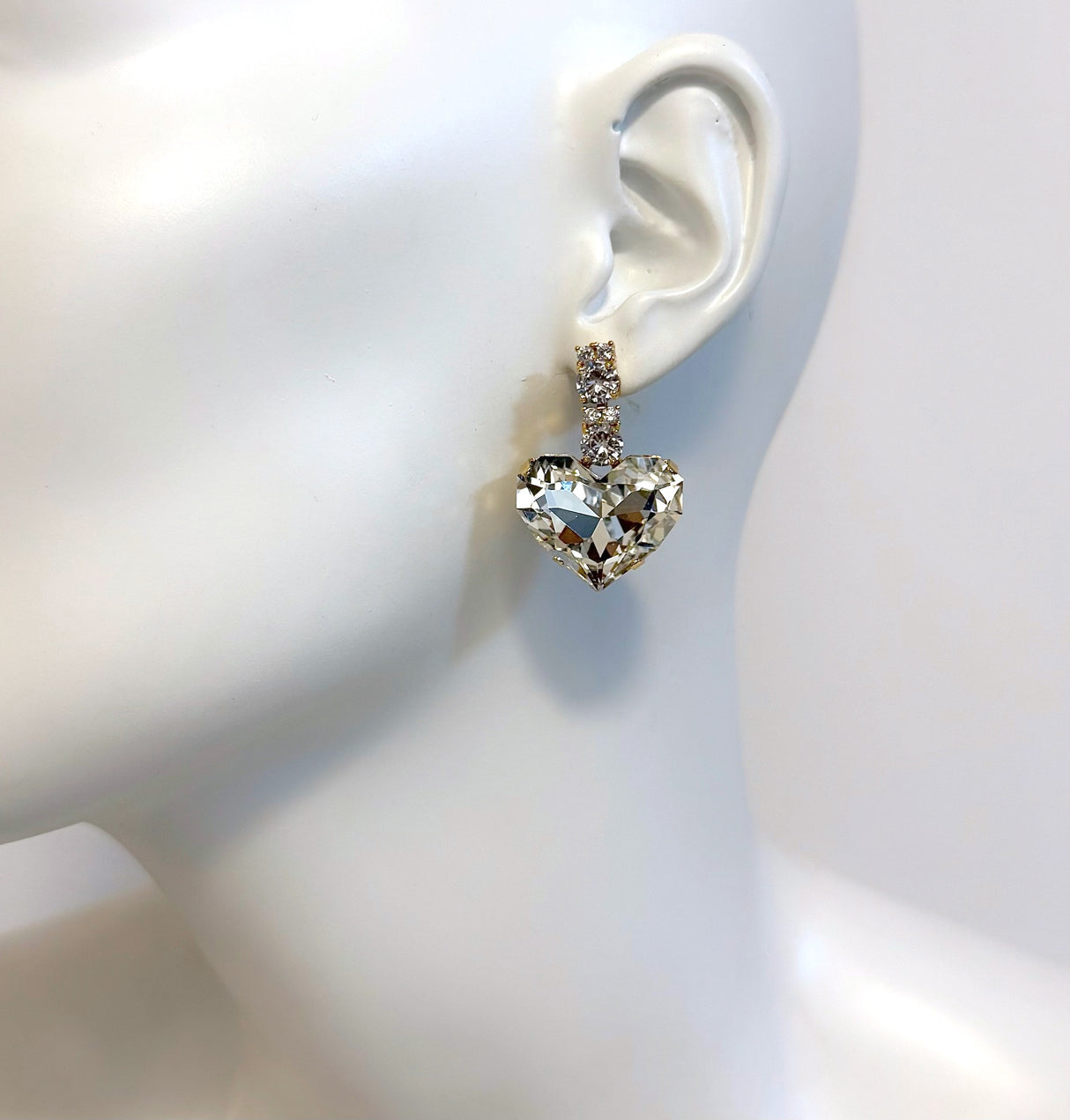 Cercei inima cristal Amina Heart