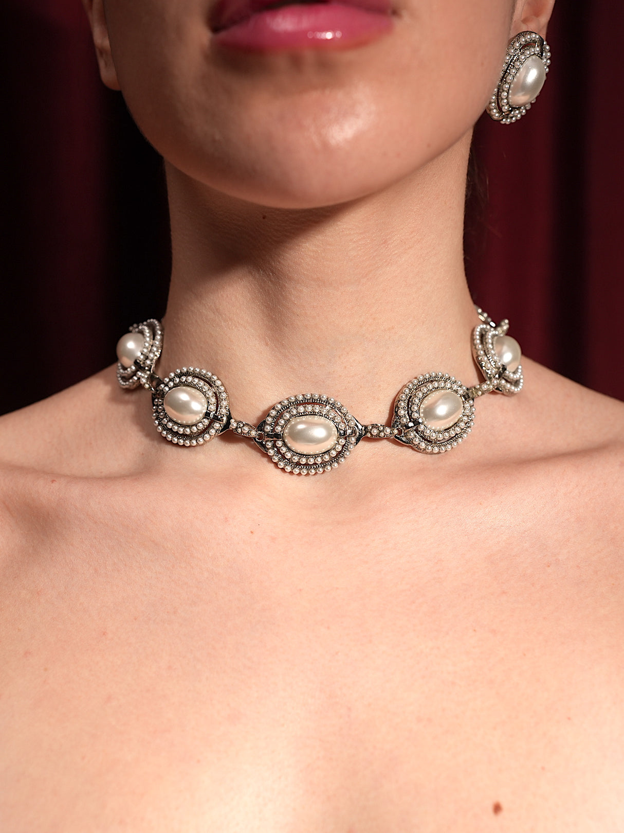 Colier tip choker Pearl Campbell