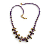 Colier cu ametist Amethyst Fragments – Unicat