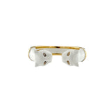 Bratara White Glammed Panthera